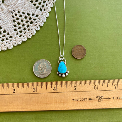 Turquoise Teardrop Pendant