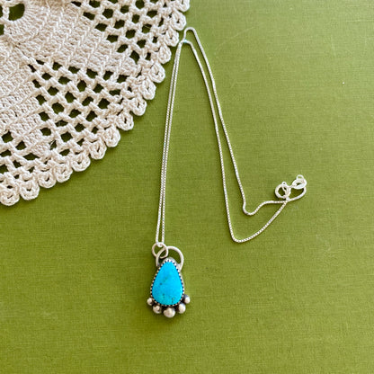 Turquoise Teardrop Pendant