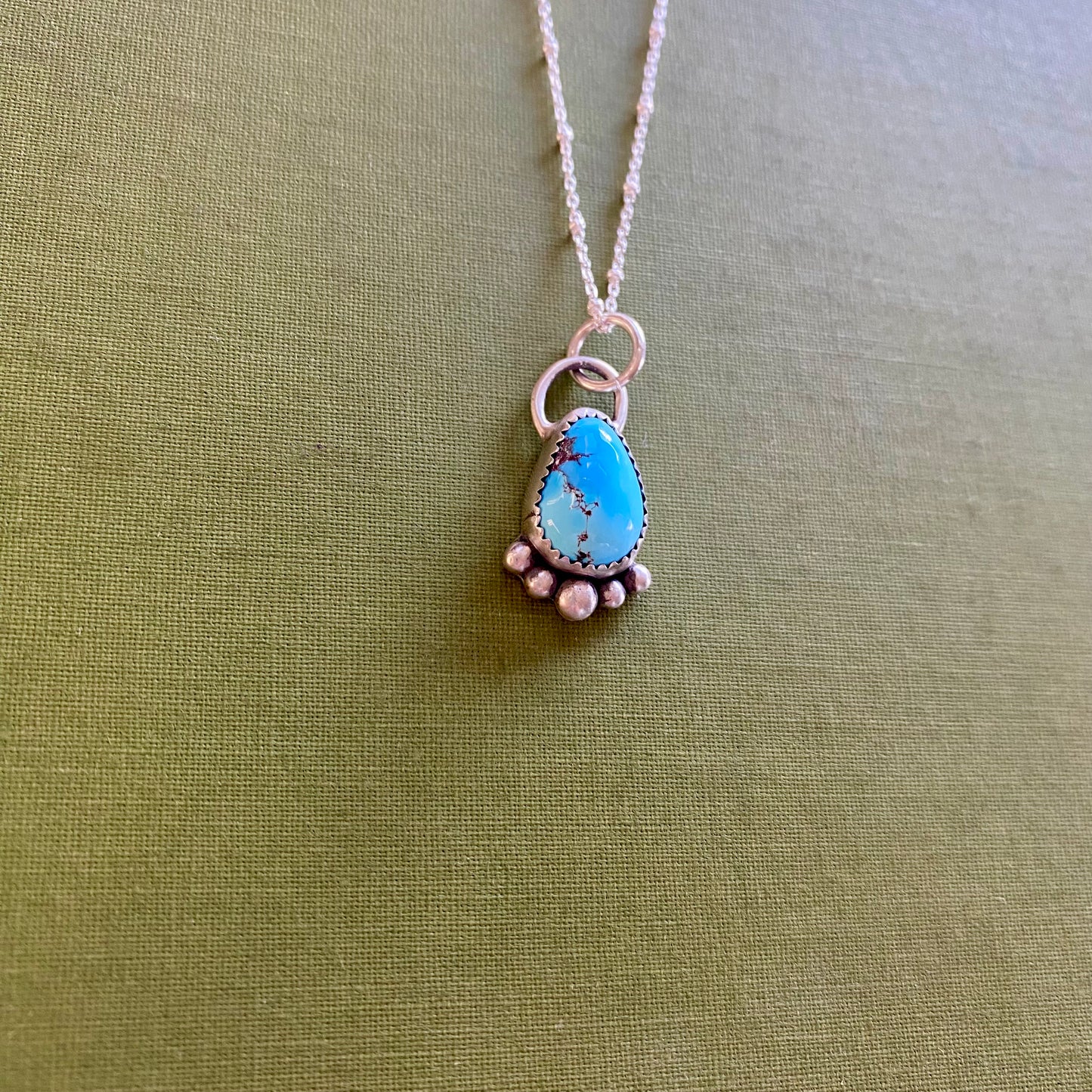 Golden Hills Turquoise Pendant