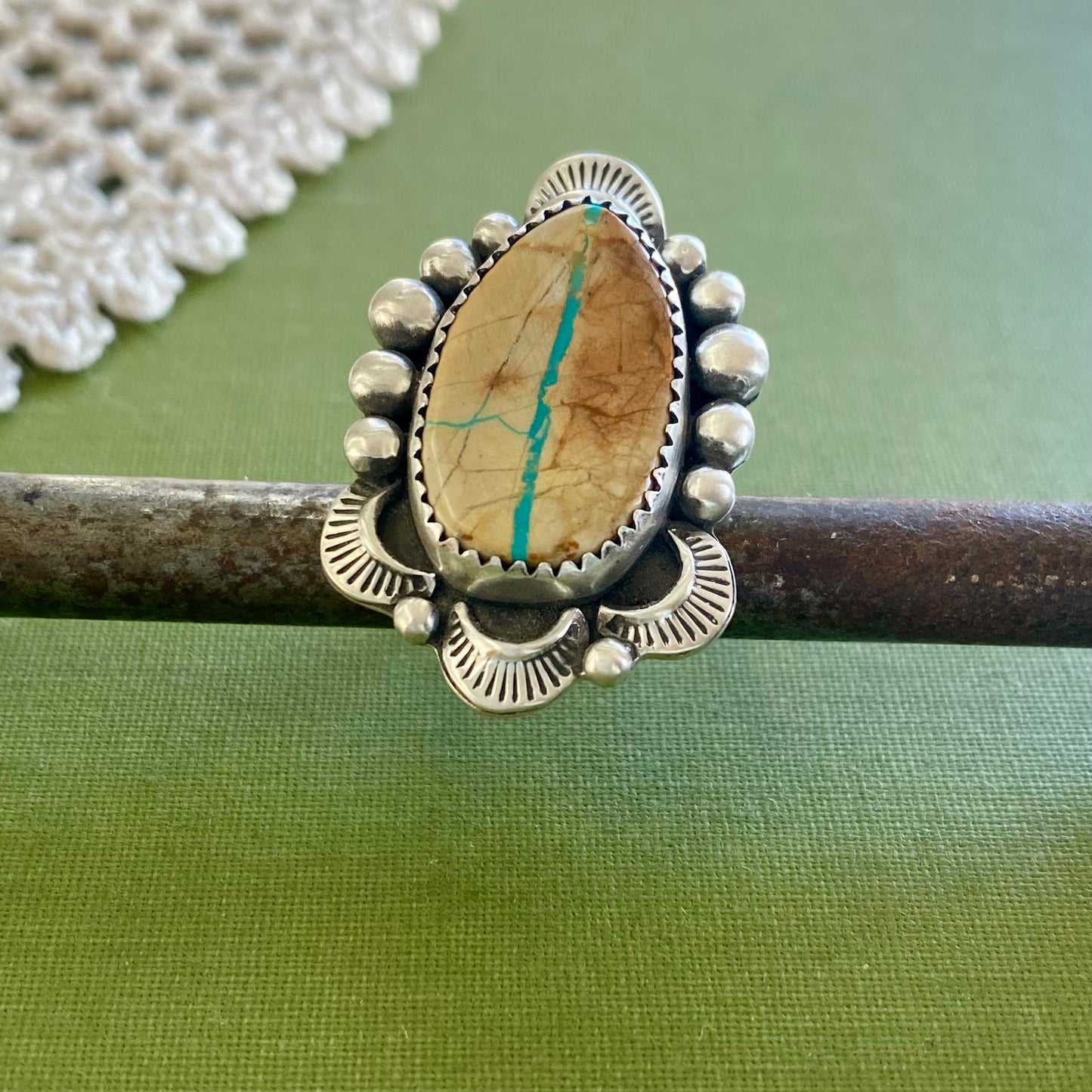 Ribbon Turquoise Ring