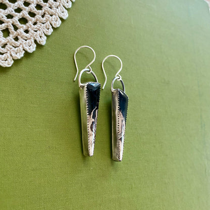 Petrified Palm Wood Earrings