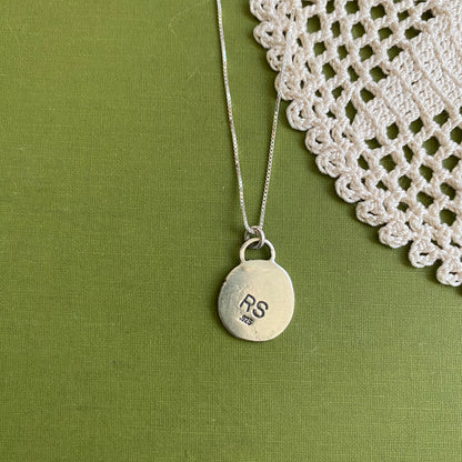 Perfectly Imperfect Stamped Pendant #7