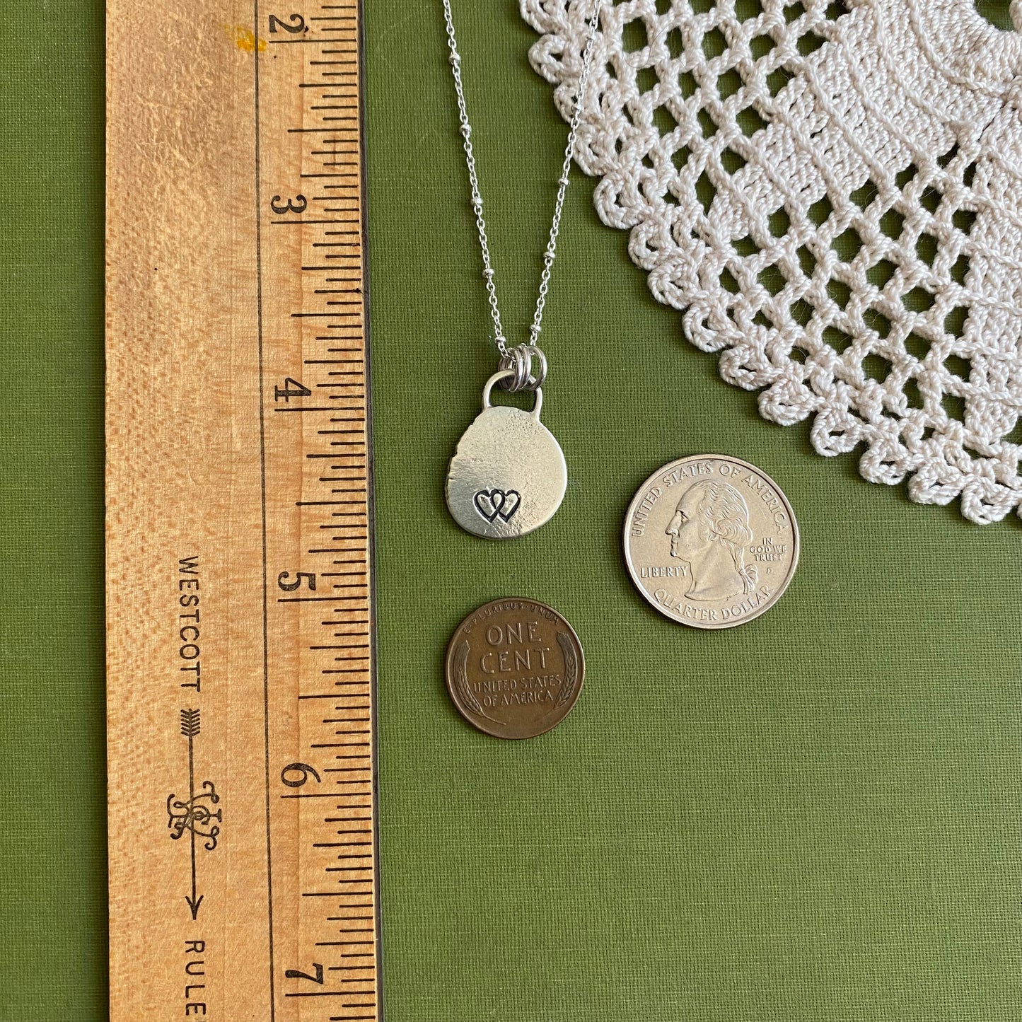 Perfectly Imperfect Stamped Pendant #5