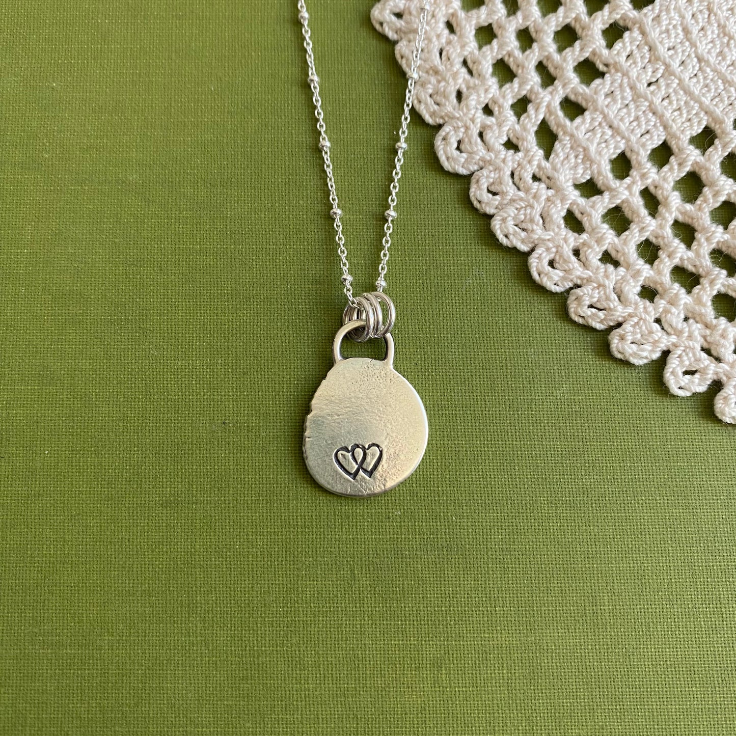 Perfectly Imperfect Stamped Pendant #5