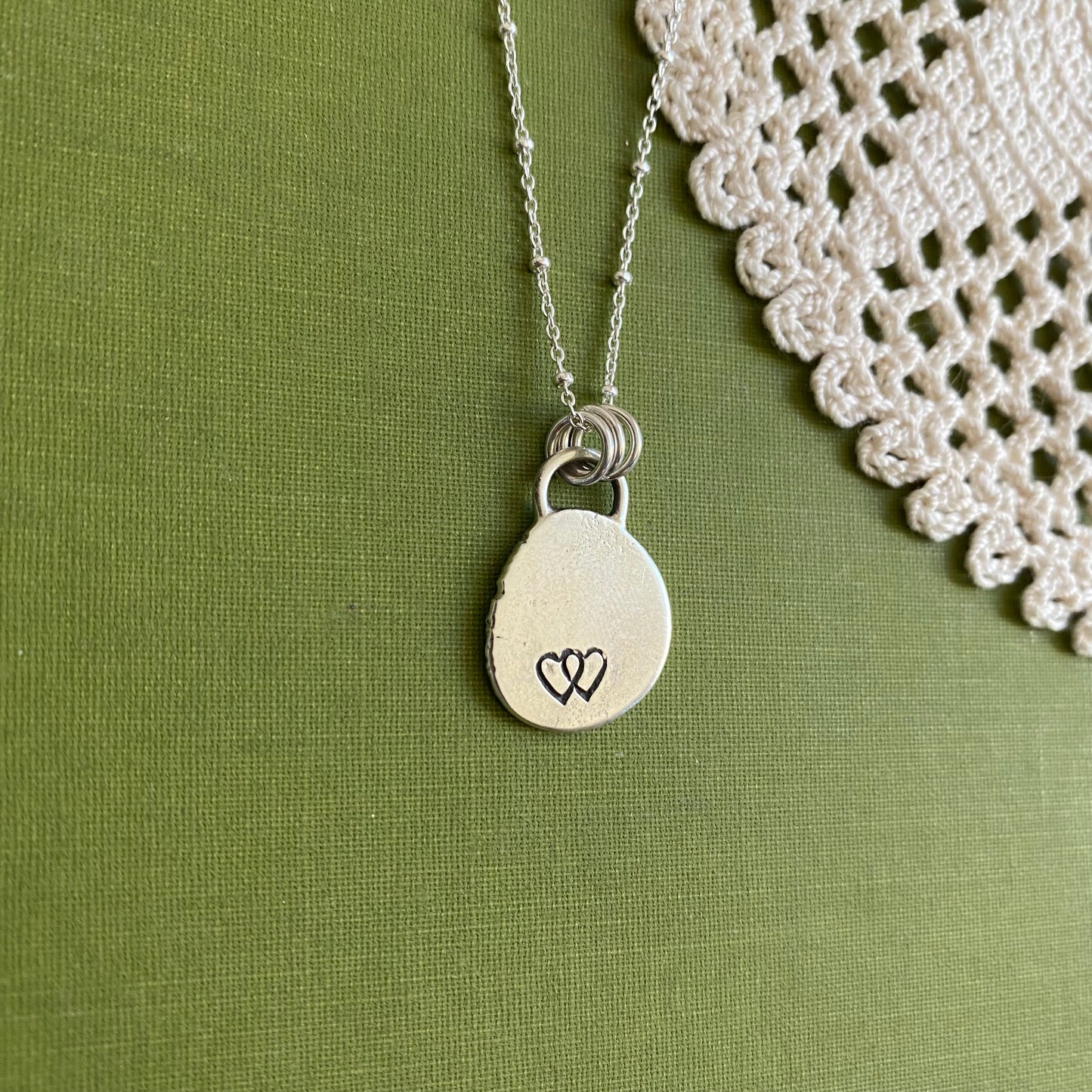 Perfectly Imperfect Stamped Pendant #5