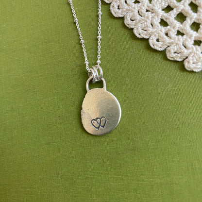 Perfectly Imperfect Stamped Pendant #5