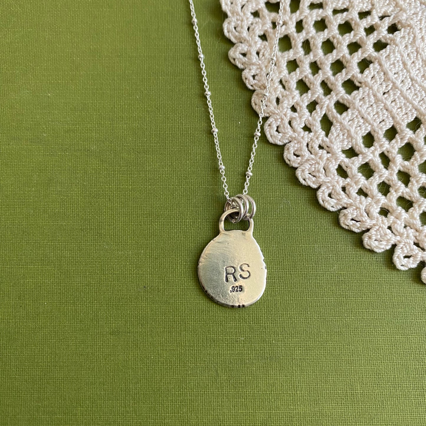 Perfectly Imperfect Stamped Pendant #5