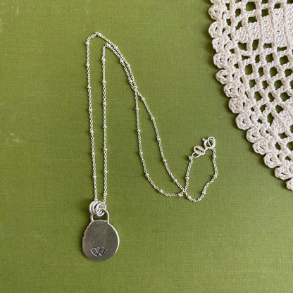 Perfectly Imperfect Stamped Pendant #5