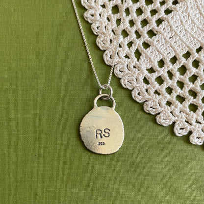 Perfectly Imperfect Stamped Pendant #9