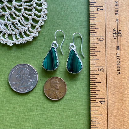 Malachite Earrings