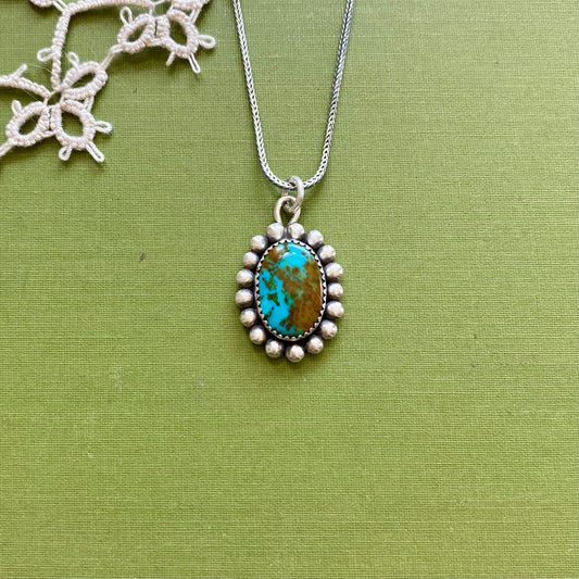 Pilot Mountain Turquoise Pendant