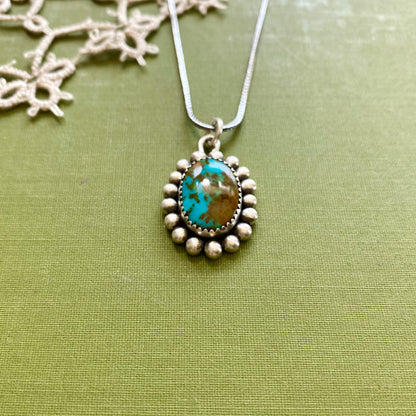 Pilot Mountain Turquoise Pendant