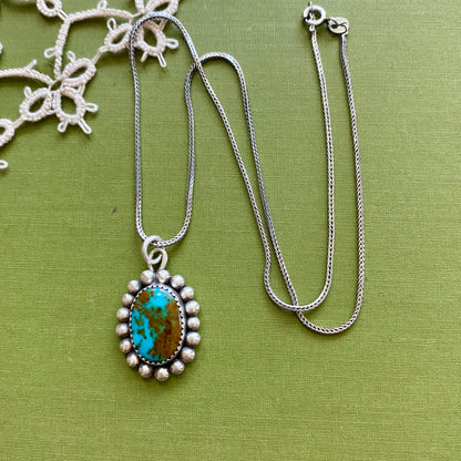 Pilot Mountain Turquoise Pendant