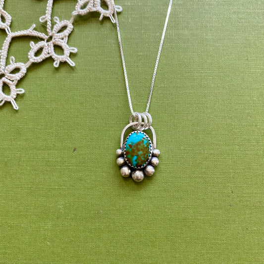 Pilot Mountain Turquoise Pendant