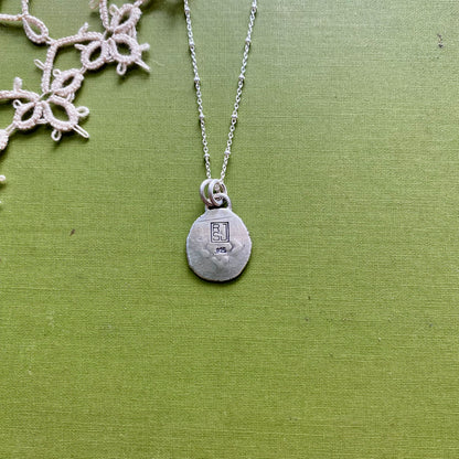 Perfectly Imperfect Stamped Pendant #11