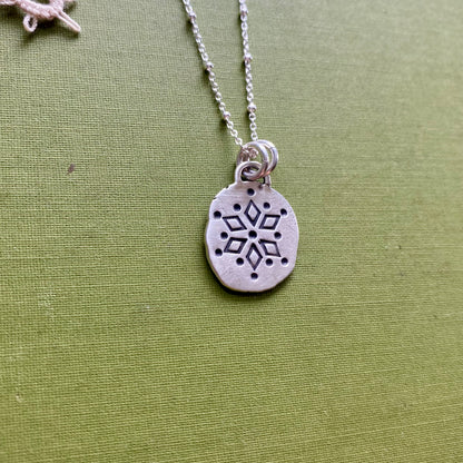 Perfectly Imperfect Stamped Pendant #13