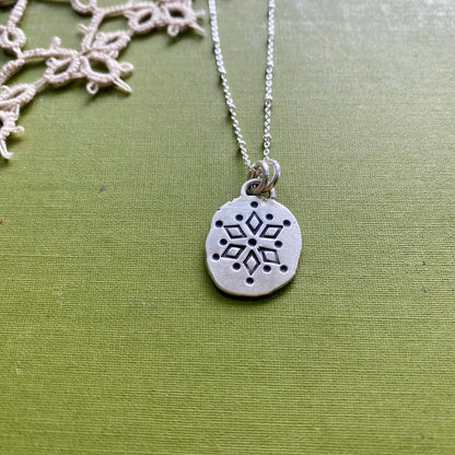 Perfectly Imperfect Stamped Pendant #13