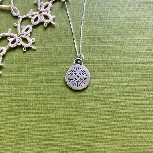 Perfectly Imperfect Stamped Pendant #14