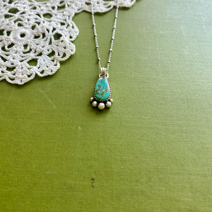 Pilot Mountain Turquoise Pendant