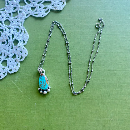 Pilot Mountain Turquoise Pendant