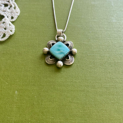 Larimar Square Pendant