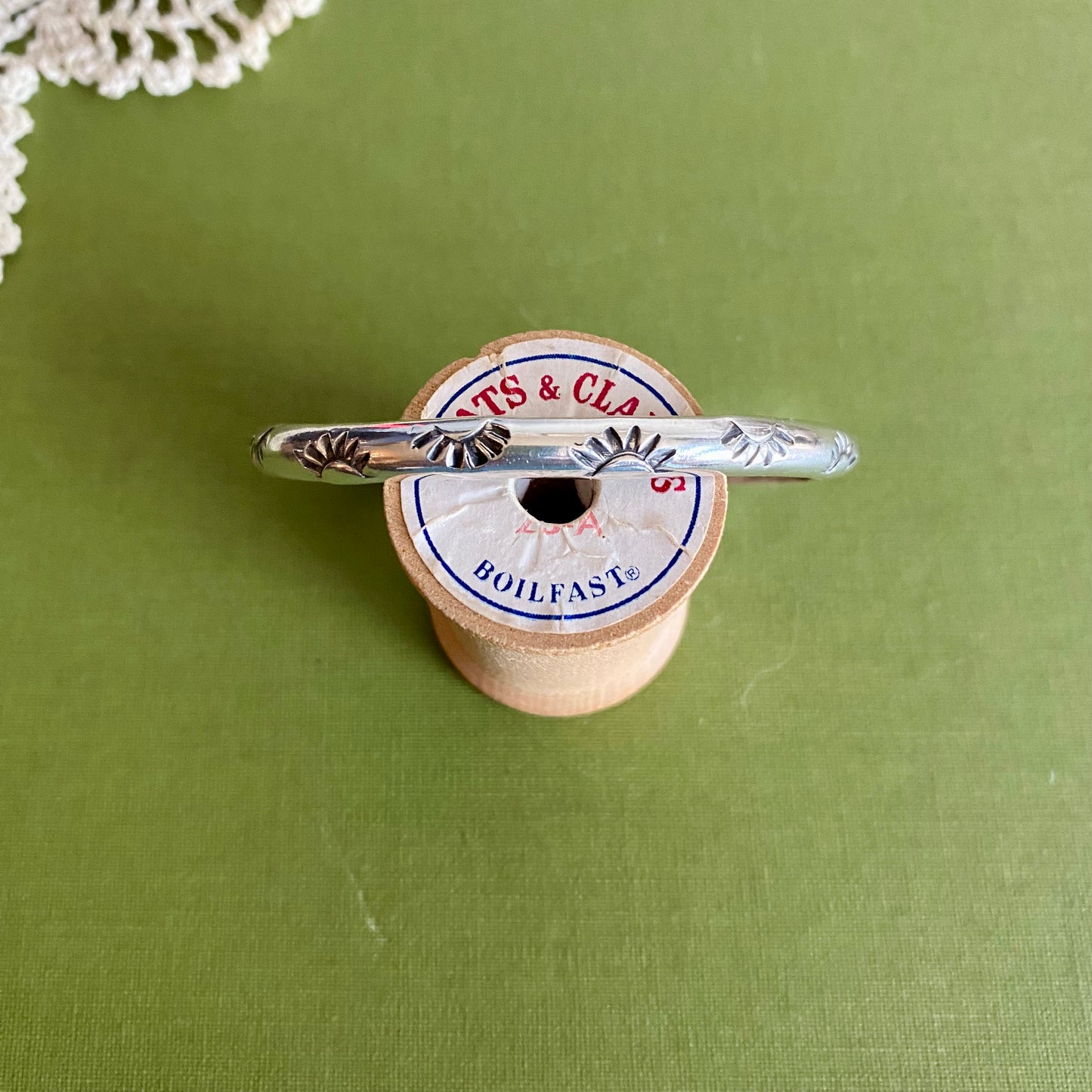 Xsmall/Small Sola Hand Stamped Cuff Bracelet