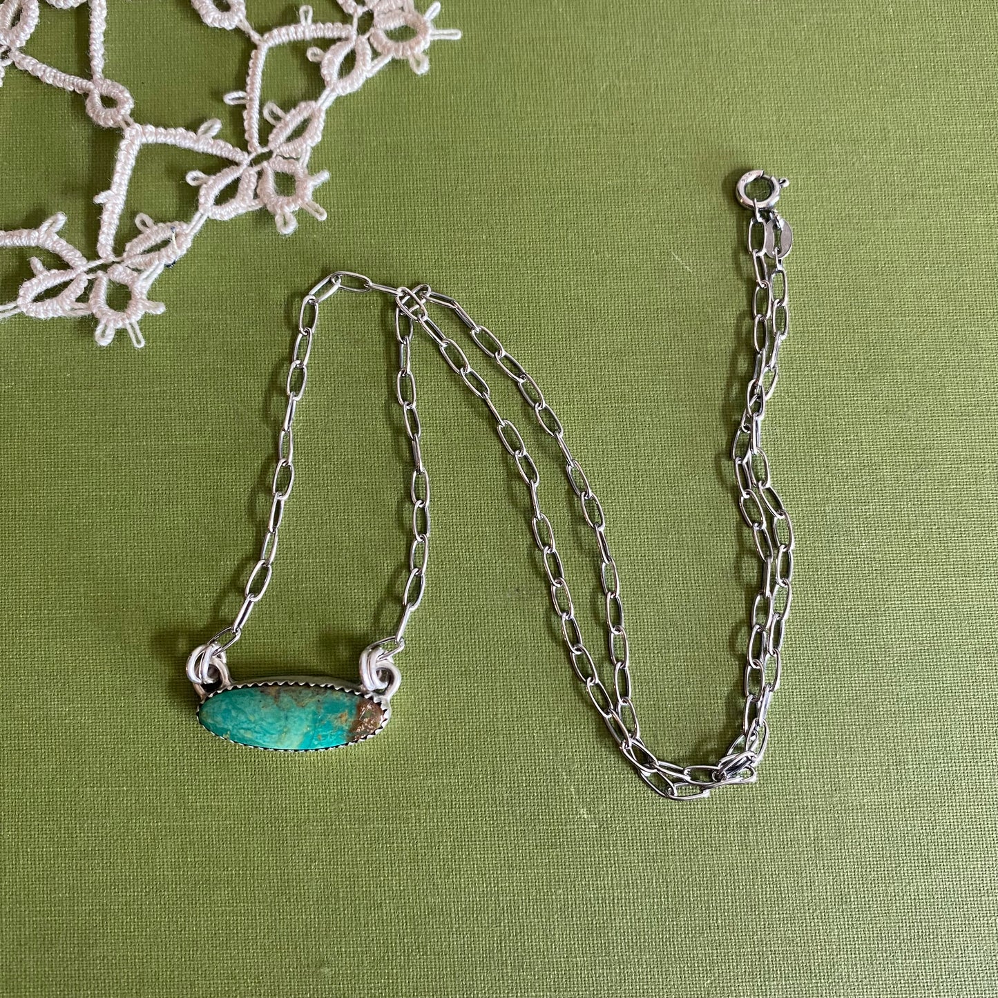 Green Turquoise Necklace