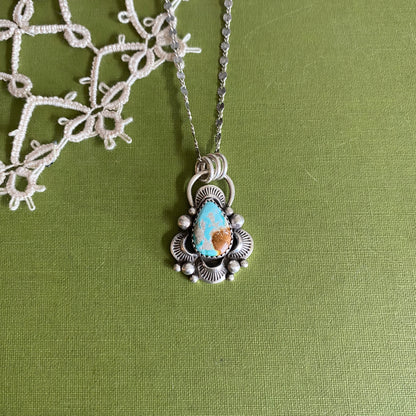 Fox Turquoise Pendant