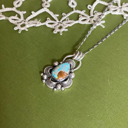 Fox Turquoise Pendant