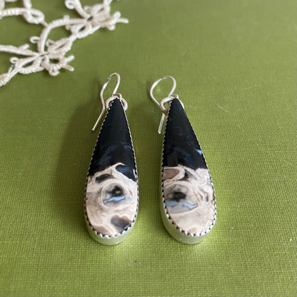 Petrified Palm Wood Earrings