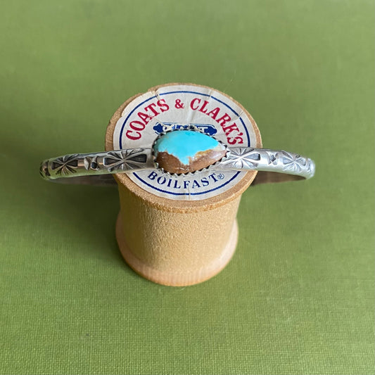 Fox Turquoise Cuff Bracelet