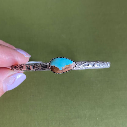 Fox Turquoise Cuff Bracelet