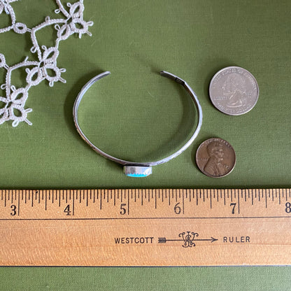Fox Turquoise Cuff Bracelet
