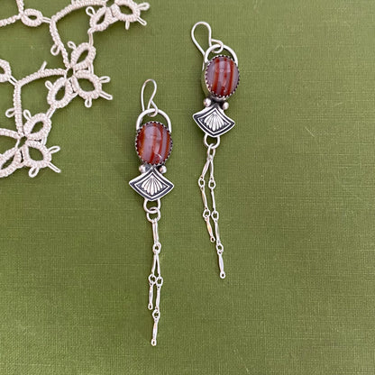 Banded Agate Earrings