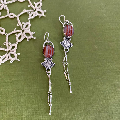 Banded Agate Earrings