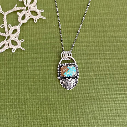 Fox Turquoise Pendant