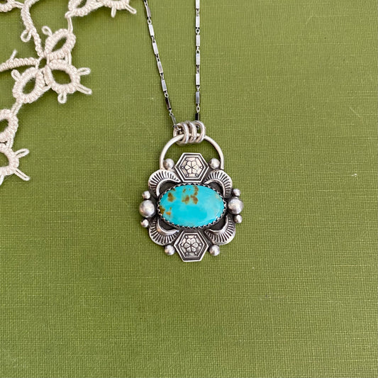 Pilot Mountain Turquoise Pendant