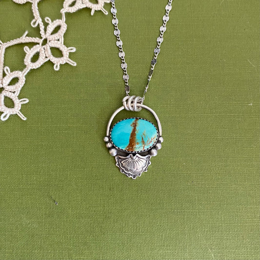 Pilot Mountain Turquoise Pendant