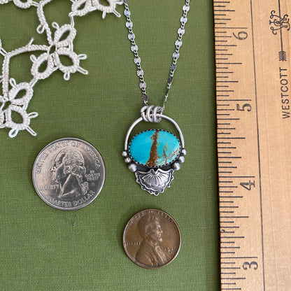 Pilot Mountain Turquoise Pendant