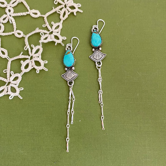 Pilot Mountain Turquoise Earrings