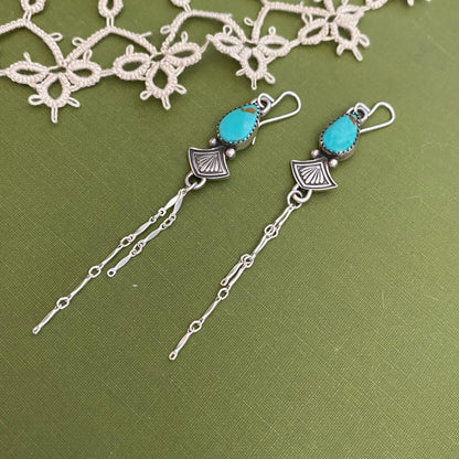 Pilot Mountain Turquoise Earrings