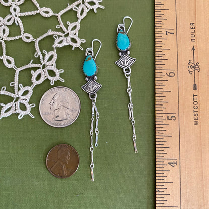 Pilot Mountain Turquoise Earrings